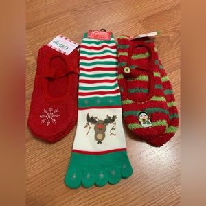 Christmas Sock/Slippers Bundle Women’s